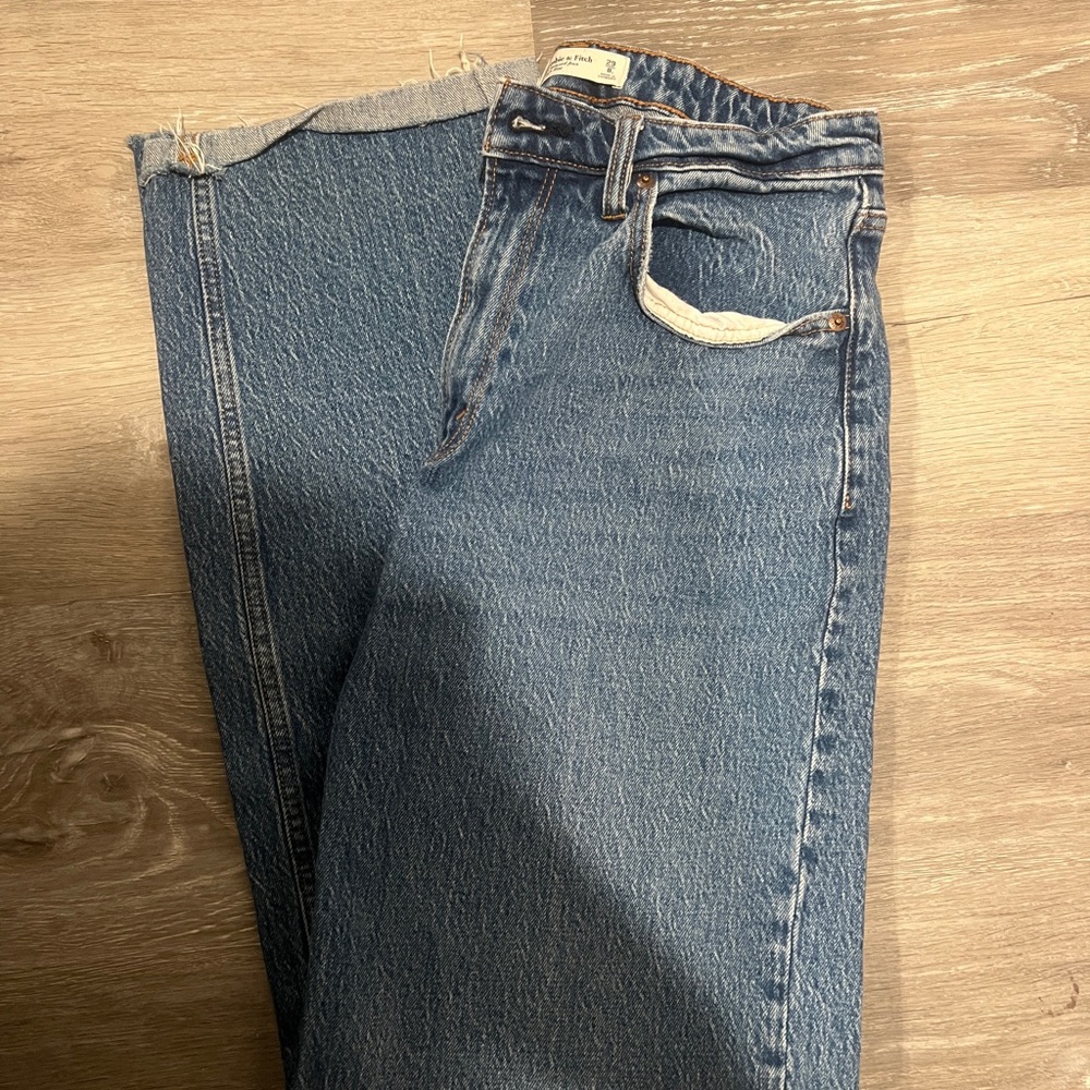 Abercrombie & Fitch Light Blue High Rise Jeans